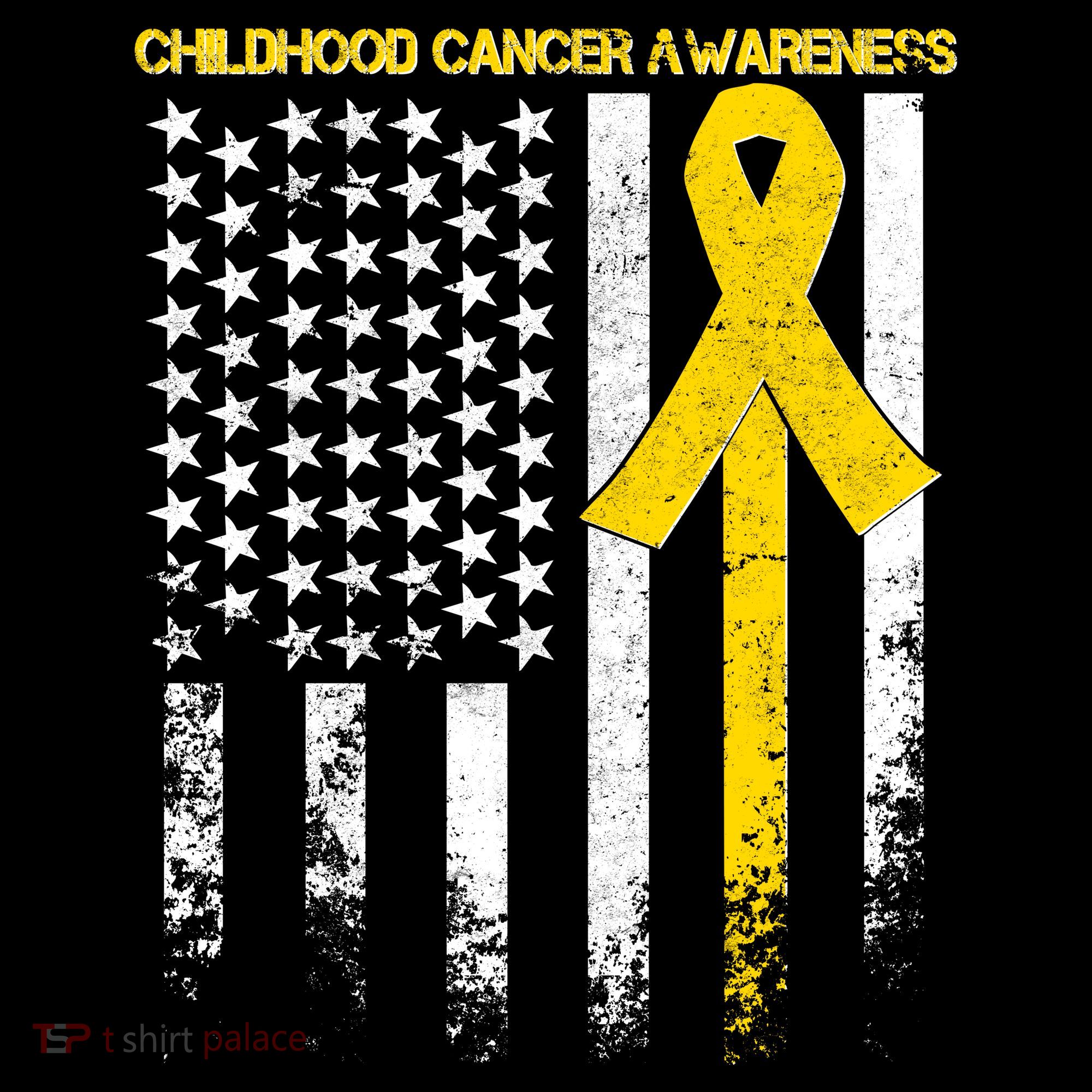 Childhood Cancer Awareness Flag Baby Bodysuit