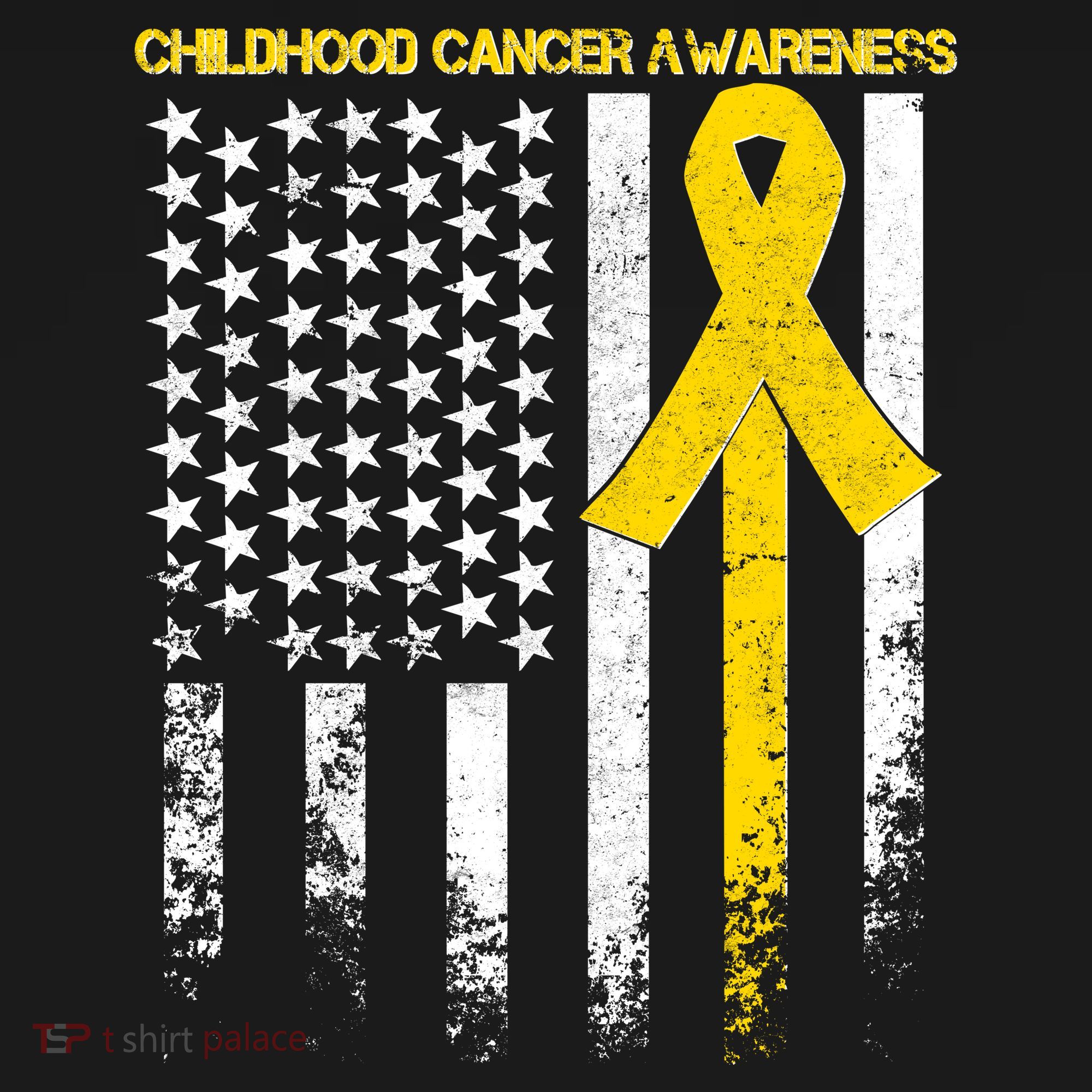 Childhood Cancer Awareness Flag Toddler Hoodie