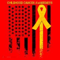 Childhood Cancer Awareness Flag Santa Hat thumb 1