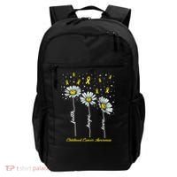 Childhood Cancer Awareness Flower Ribbons Backpack thumb 0