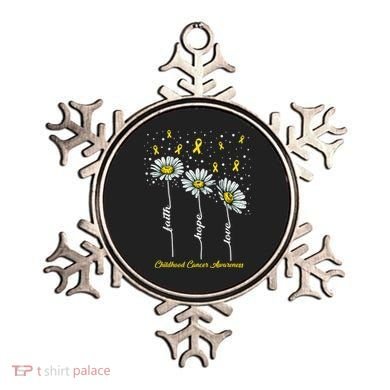Childhood Cancer Awareness Flower Ribbons Ornament