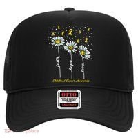 Childhood Cancer Awareness Flower Ribbons Hat thumb 0
