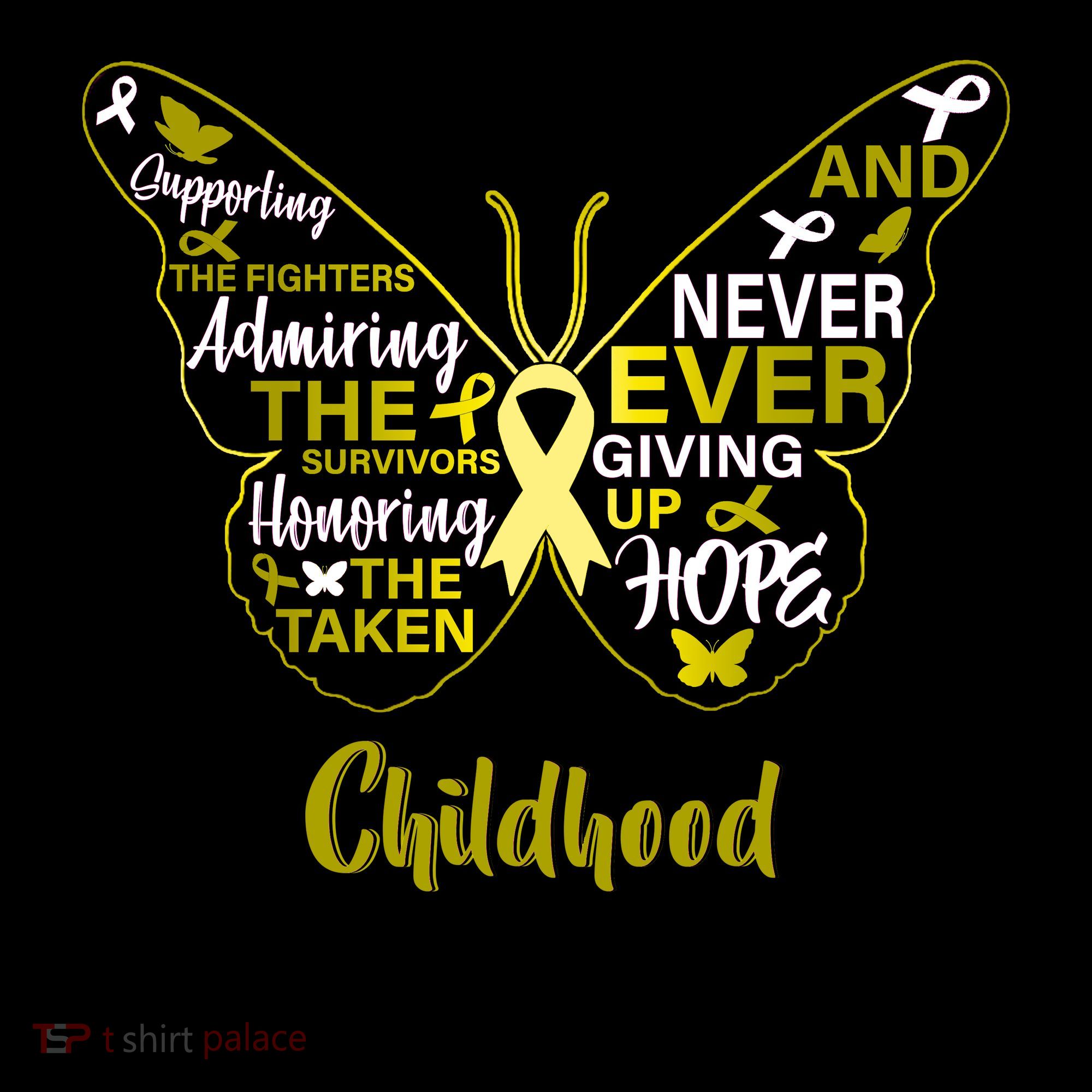 Childhood Cancer butterfly  Coffee Mug