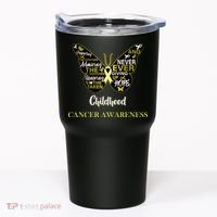 Childhood Cancer butterfly  Tumbler thumb 0