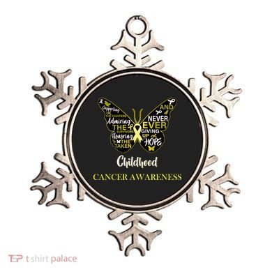 Childhood Cancer butterfly  Ornament