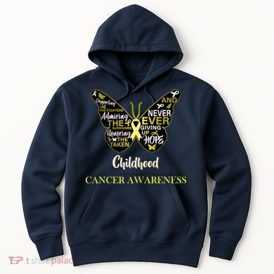Childhood Cancer butterfly  Hoodie