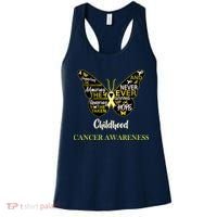 Childhood Cancer butterfly  Women's Tank Top thumb 0