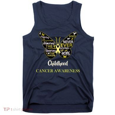 Childhood Cancer butterfly  Tank Top