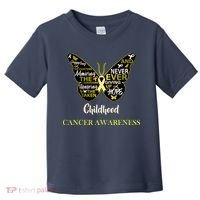 Childhood Cancer butterfly  Toddler T-Shirt thumb 0