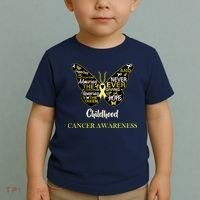Childhood Cancer butterfly  Toddler T-Shirt thumb 2