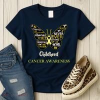 Childhood Cancer butterfly  Women's T-Shirt thumb 3