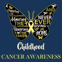 Childhood Cancer butterfly  Women's T-Shirt thumb 6