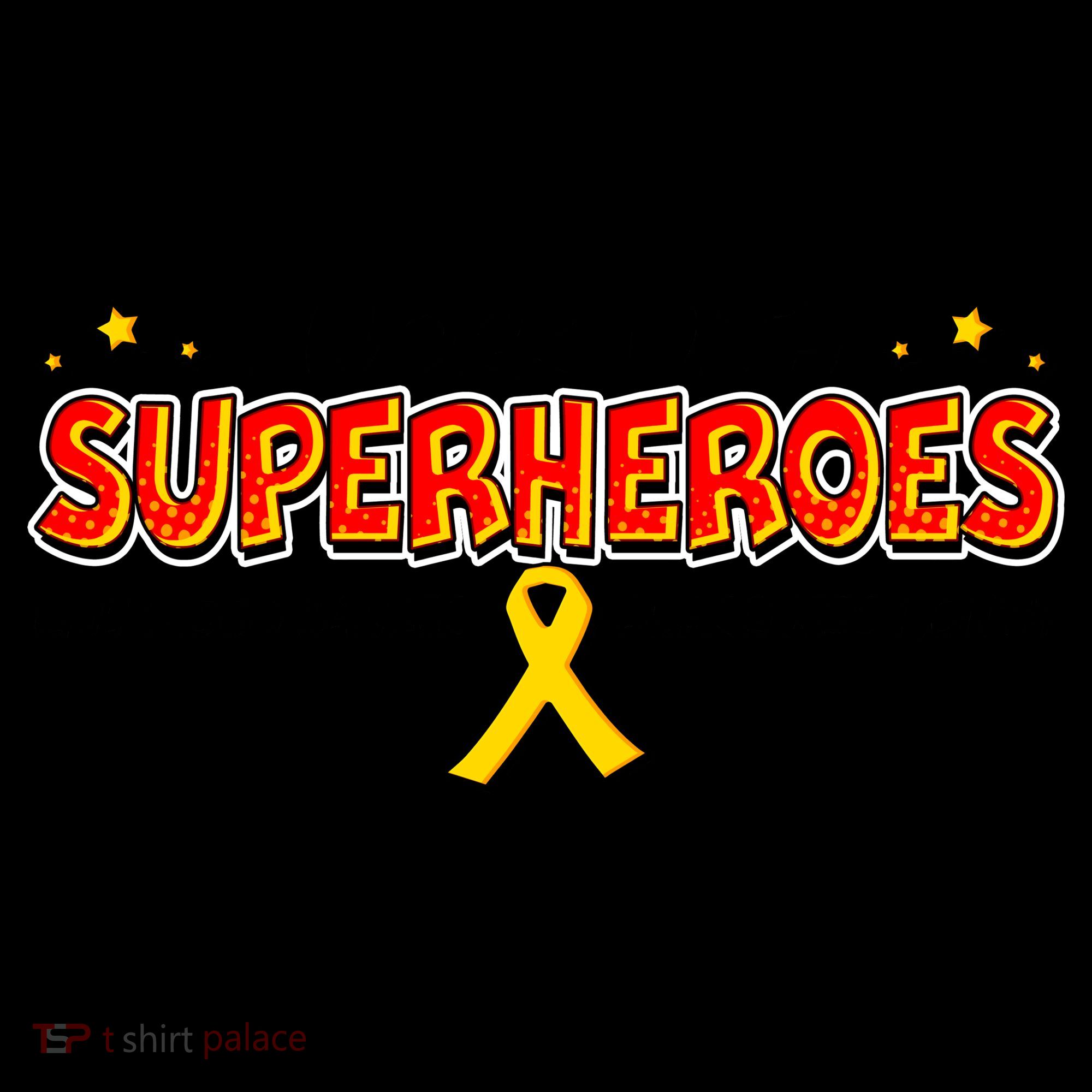 Childhood Cancer I Work With Superheroes Coffee Mug