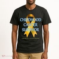 Childhood Cancer Survivor Tall T-Shirt thumb 2
