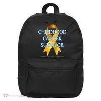 Childhood Cancer Survivor 16 in Basic Backpack thumb 0