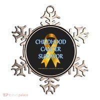 Childhood Cancer Survivor Ornament thumb 0
