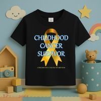 Childhood Cancer Survivor Toddler T-Shirt thumb 3