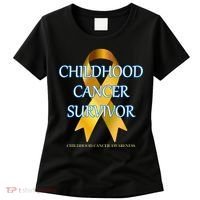 Childhood Cancer Survivor Women's T-Shirt thumb 0
