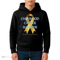 Childhood Cancer Survivor Kids Hoodie thumb 4