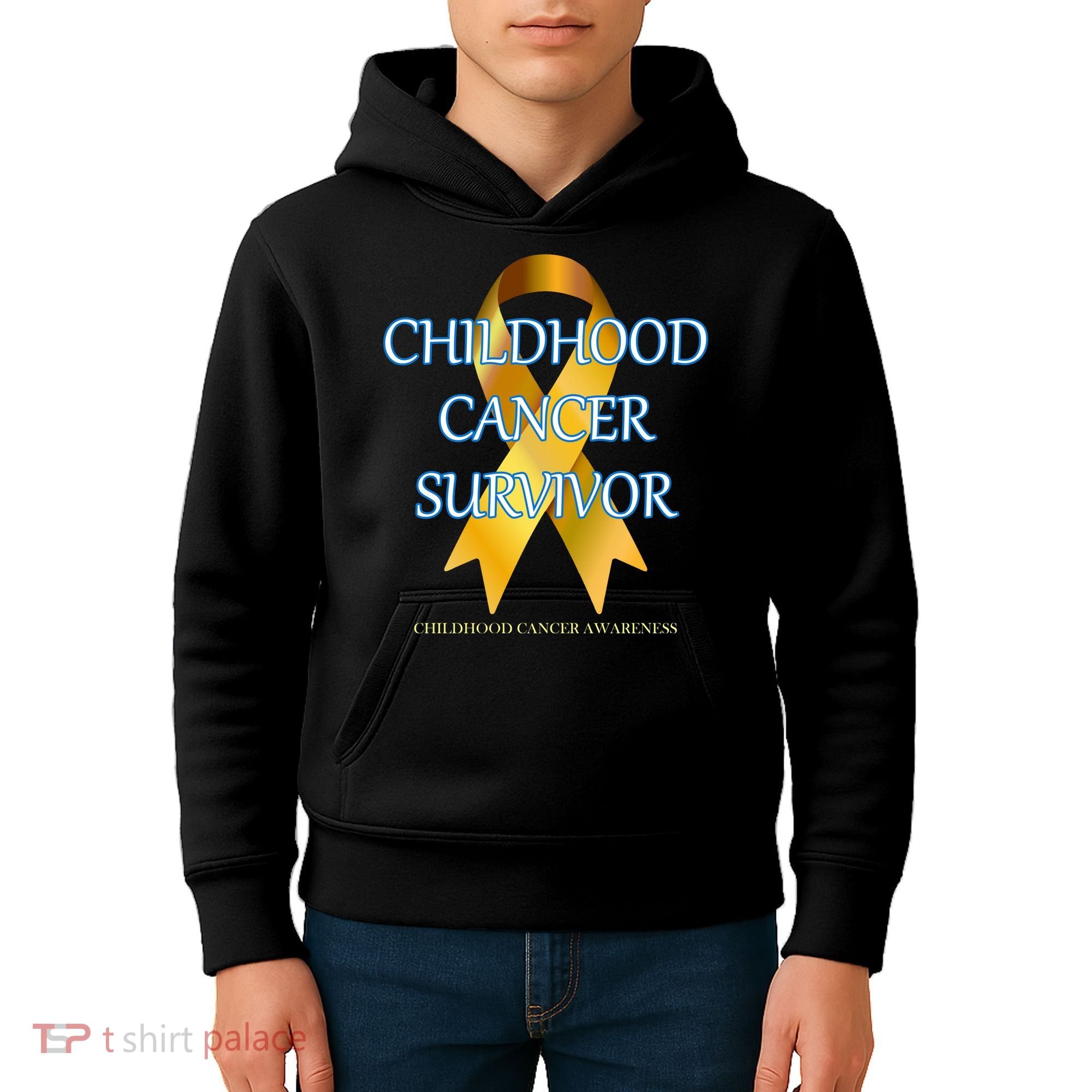 Childhood Cancer Survivor Kids Hoodie