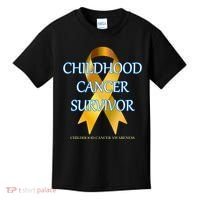 Childhood Cancer Survivor Kids T-Shirt thumb 0