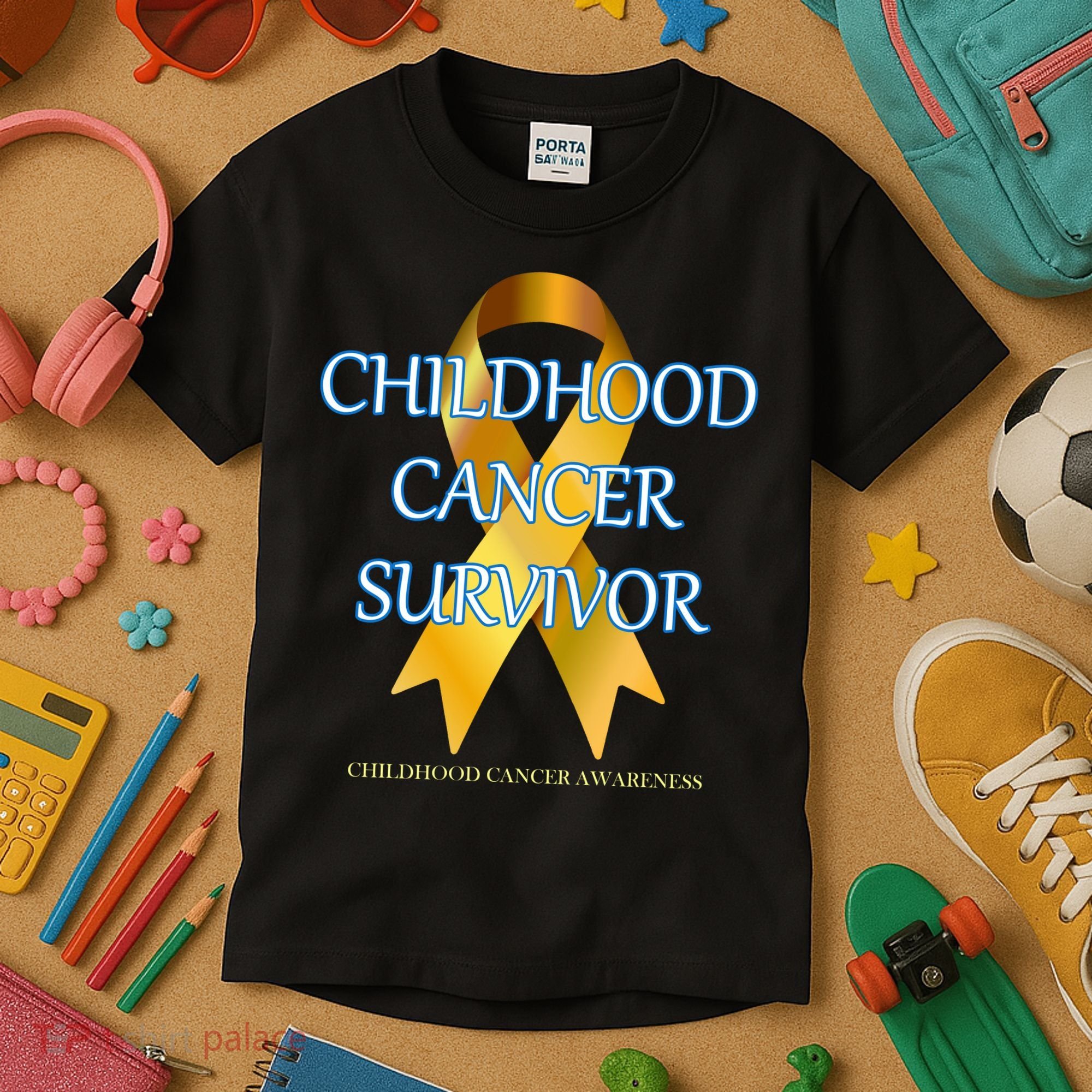 Childhood Cancer Survivor Kids T-Shirt