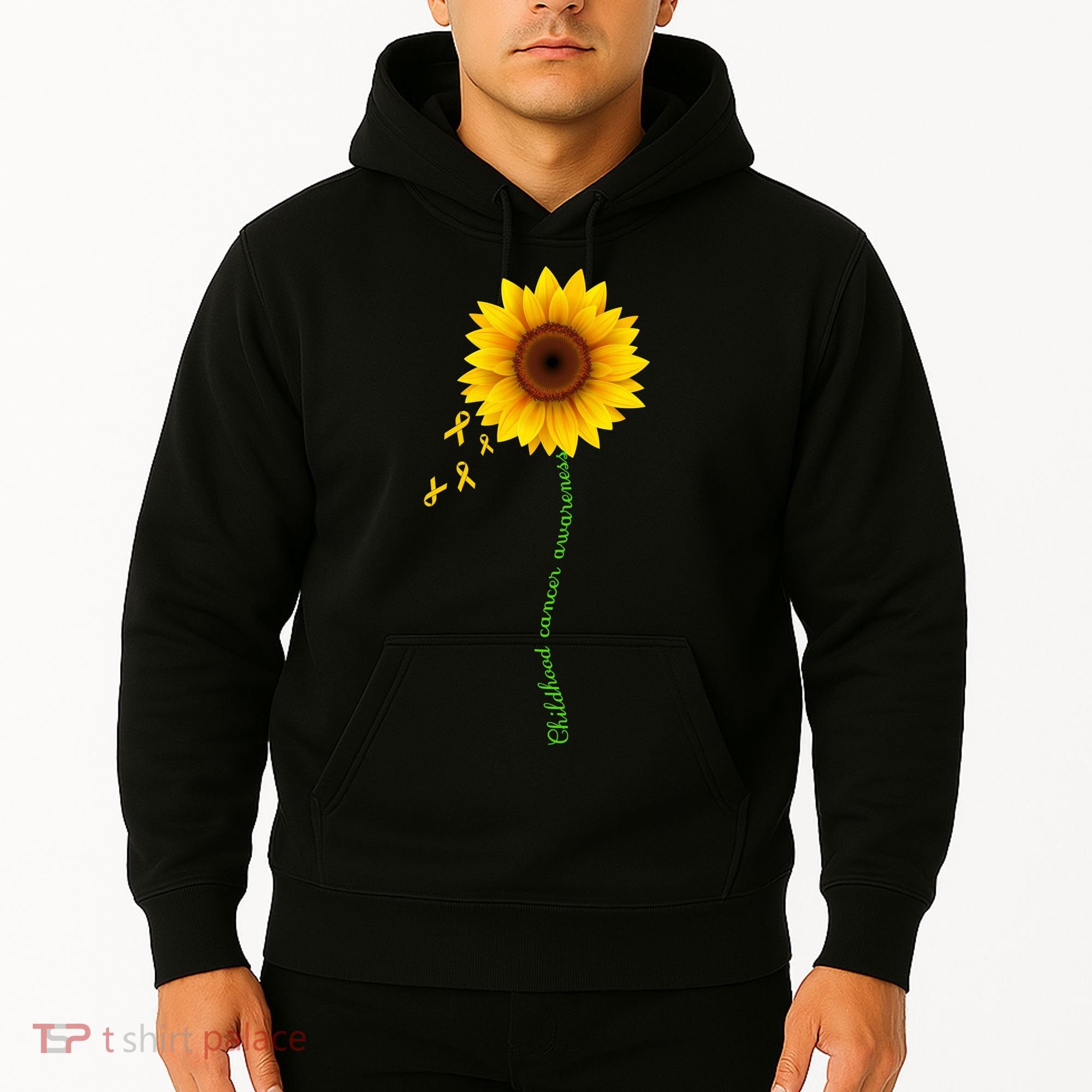 Children's Cancer Awareness Sunflower Hoodie