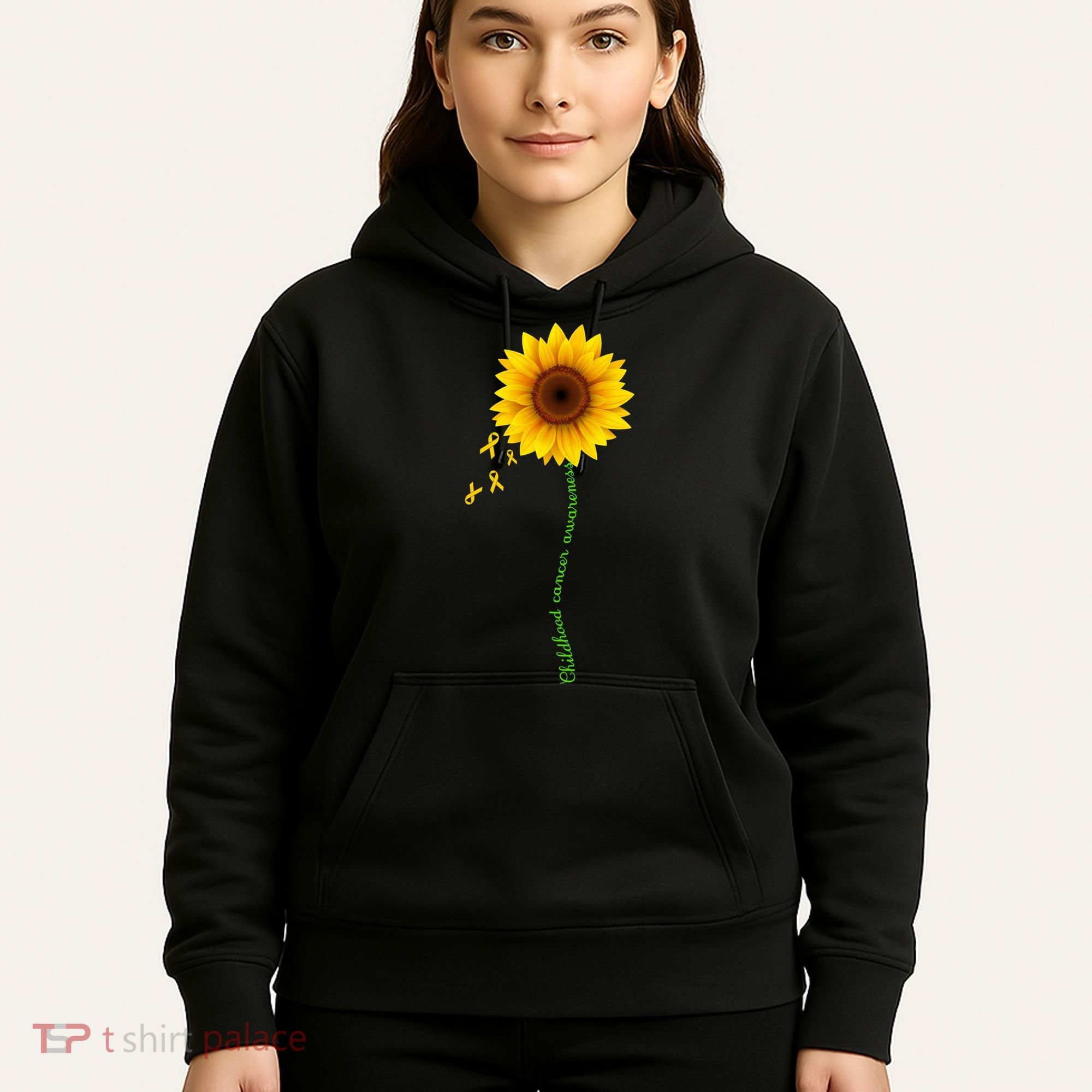 Children's Cancer Awareness Sunflower Hoodie