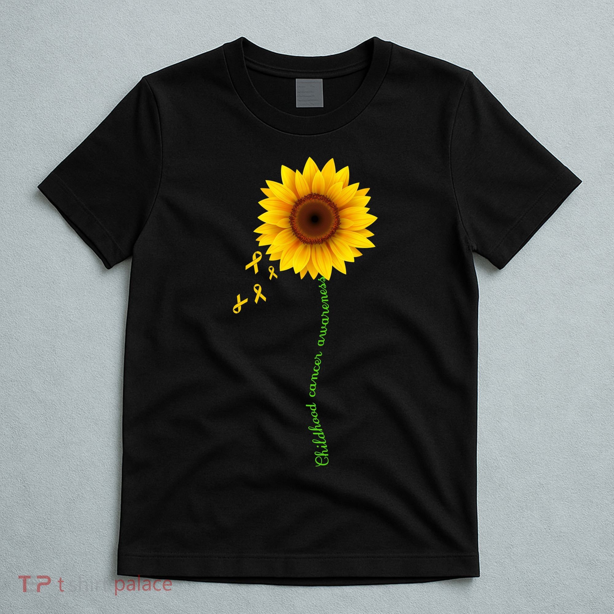 Children's Cancer Awareness Sunflower T-Shirt