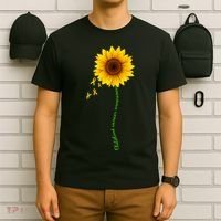 Children's Cancer Awareness Sunflower T-Shirt thumb 6