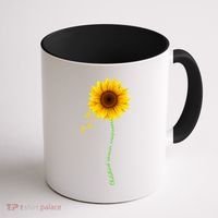 Children's Cancer Awareness Sunflower Coffee Mug thumb 1