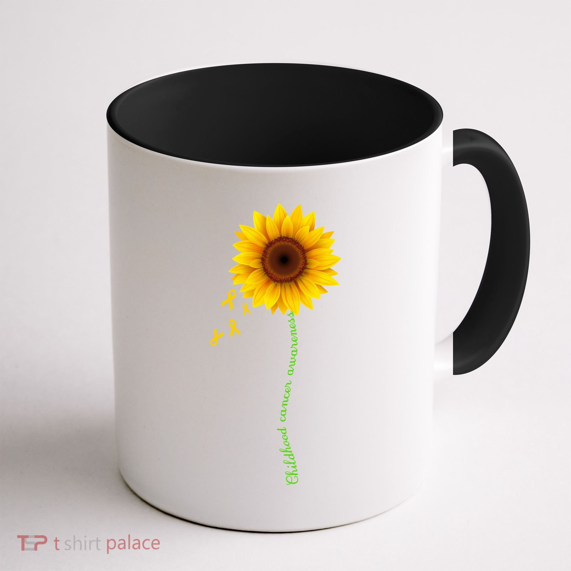 Children's Cancer Awareness Sunflower Coffee Mug