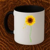 Children's Cancer Awareness Sunflower Coffee Mug thumb 2