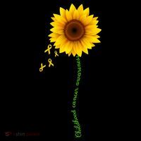 Children's Cancer Awareness Sunflower Polo thumb 3