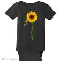 Children's Cancer Awareness Sunflower Baby Bodysuit thumb 0