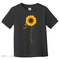 Children's Cancer Awareness Sunflower Toddler T-Shirt thumb 0