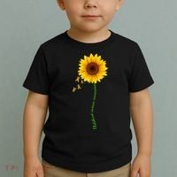 Children's Cancer Awareness Sunflower Toddler T-Shirt thumb 2