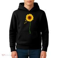 Children's Cancer Awareness Sunflower Kids Hoodie thumb 4
