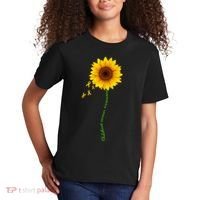 Children's Cancer Awareness Sunflower Kids T-Shirt thumb 2
