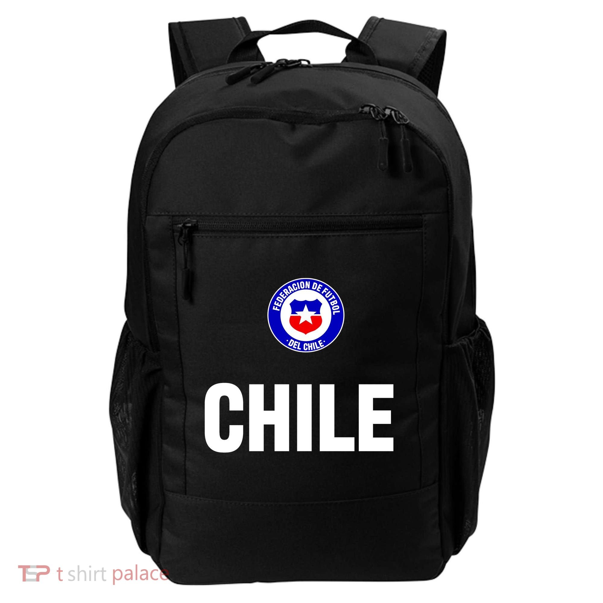 Chile Chilean Flag Soccer Futbol Backpack