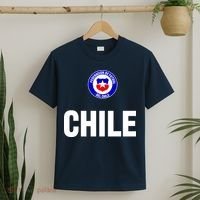 Chile Chilean Flag Soccer Futbol T-Shirt thumb 2