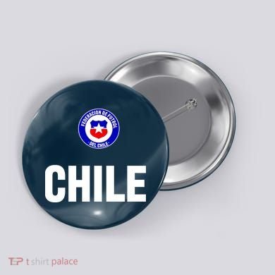 Chile Chilean Flag Soccer Futbol Button