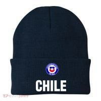 Chile Chilean Flag Soccer Futbol Beanie thumb 0