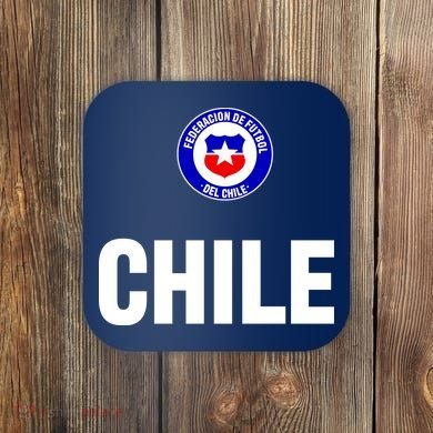 Chile Chilean Flag Soccer Futbol Coaster