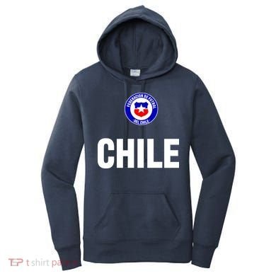 Chile Chilean Flag Soccer Futbol Women's Hoodie