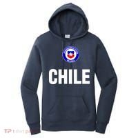 Chile Chilean Flag Soccer Futbol Women's Hoodie thumb 0