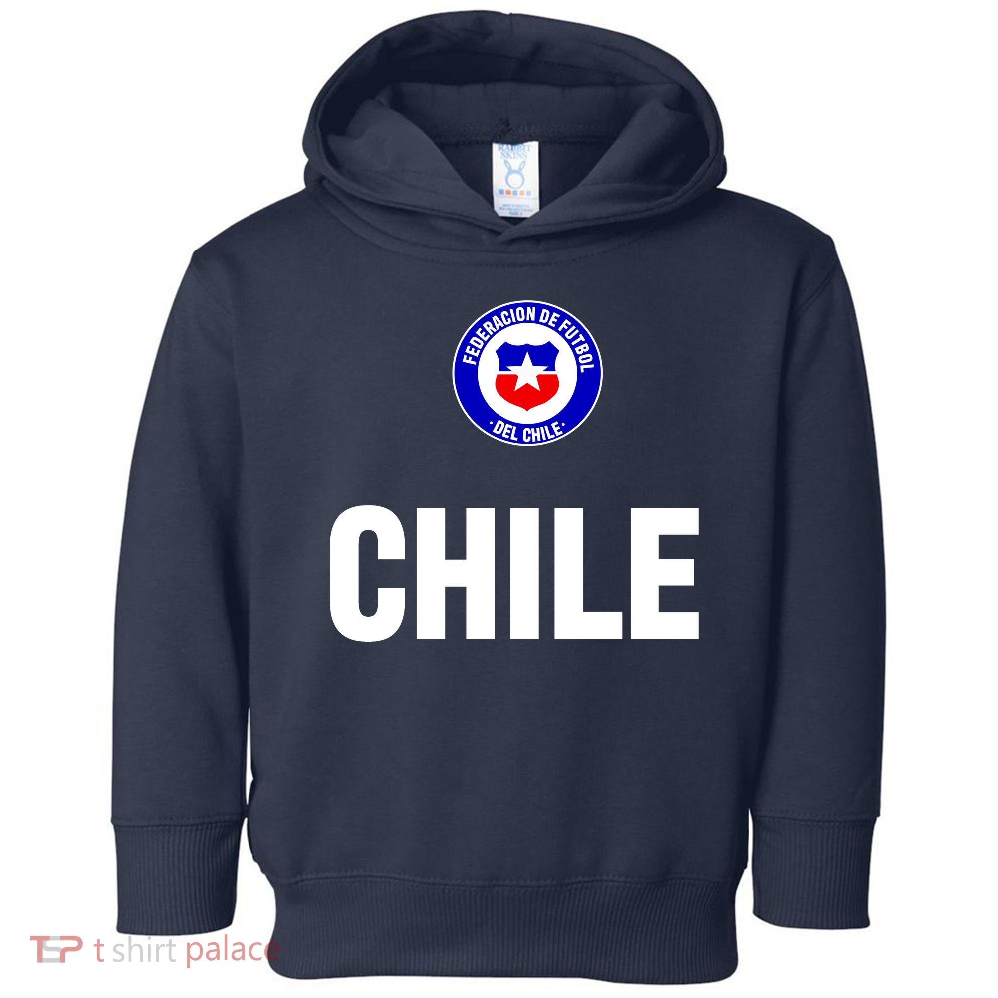 Chile Chilean Flag Soccer Futbol Toddler Hoodie
