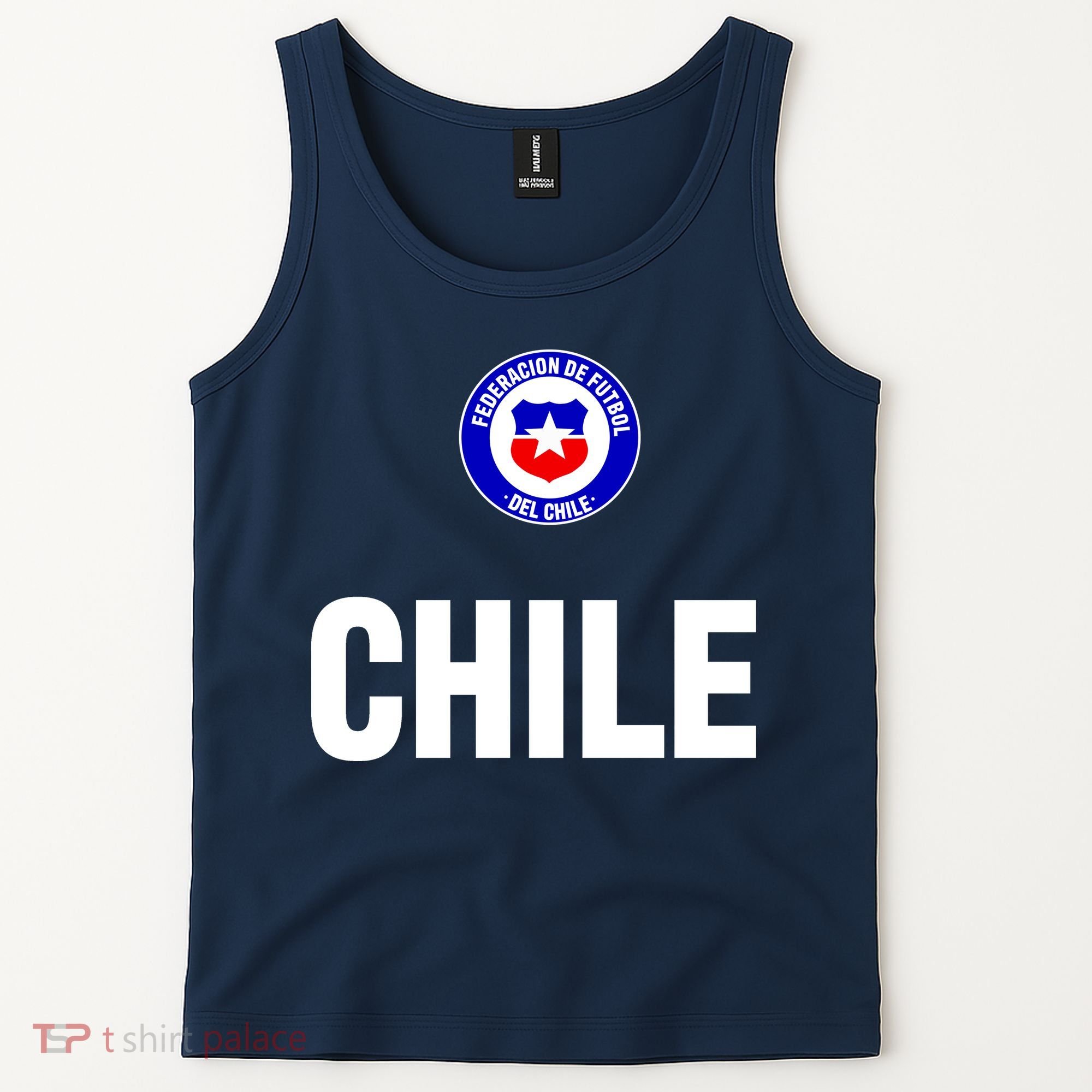 Chile Chilean Flag Soccer Futbol Tank Top
