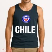 Chile Chilean Flag Soccer Futbol Tank Top thumb 3