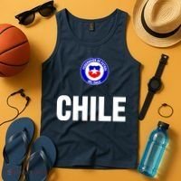 Chile Chilean Flag Soccer Futbol Tank Top thumb 4